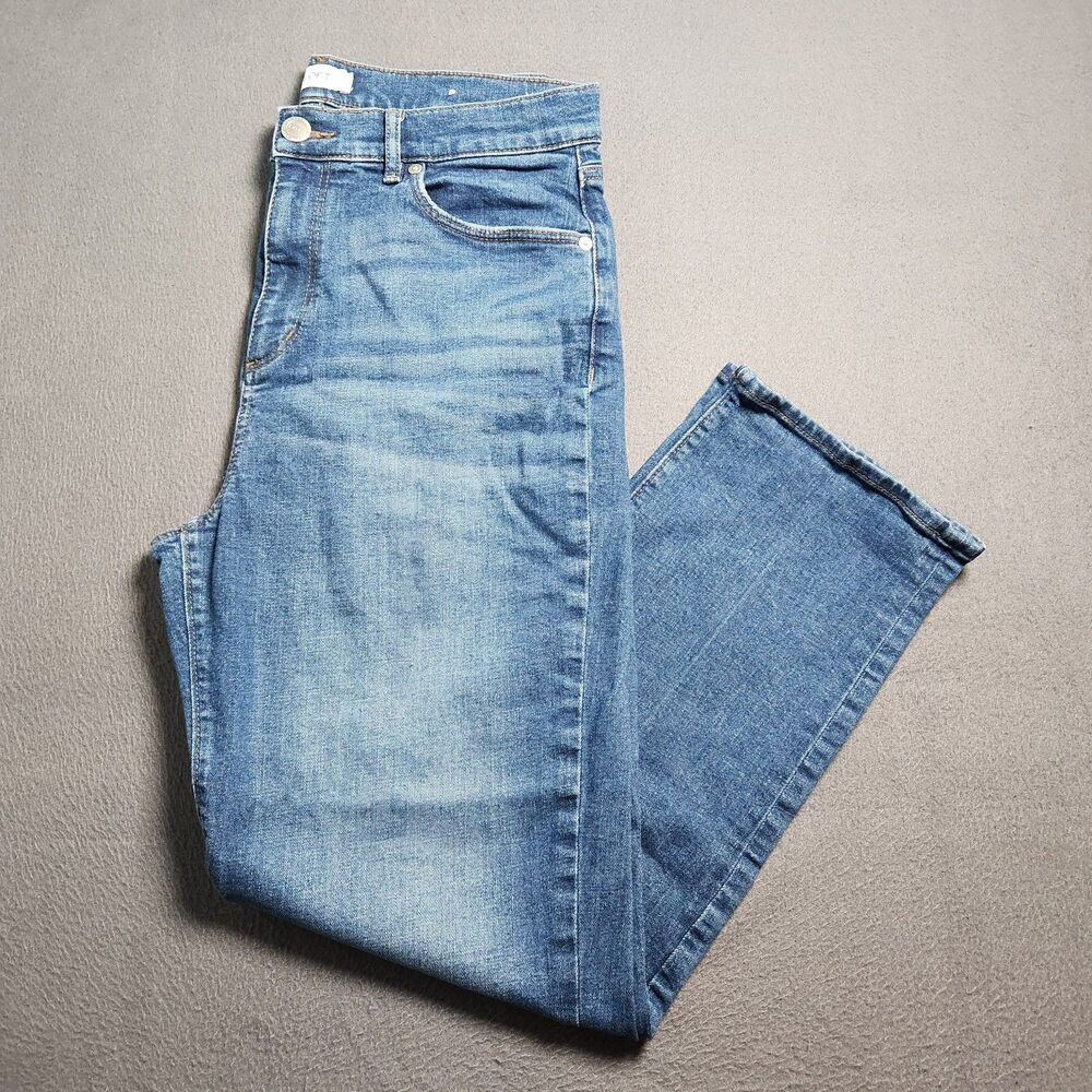 LOFT Outlet Jeans Women 10 High Rise Straight Leg